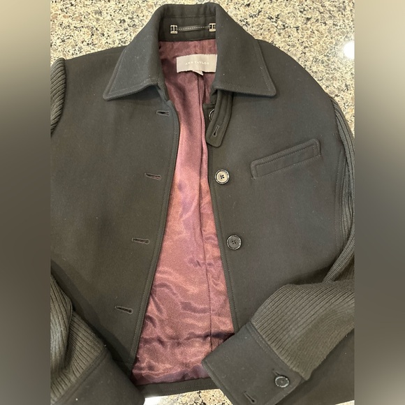 ✨EUC✨Ann Taylor Women's Jacket Size S
Black Wool Blend Button Front Short Length - Picture 16 of 16